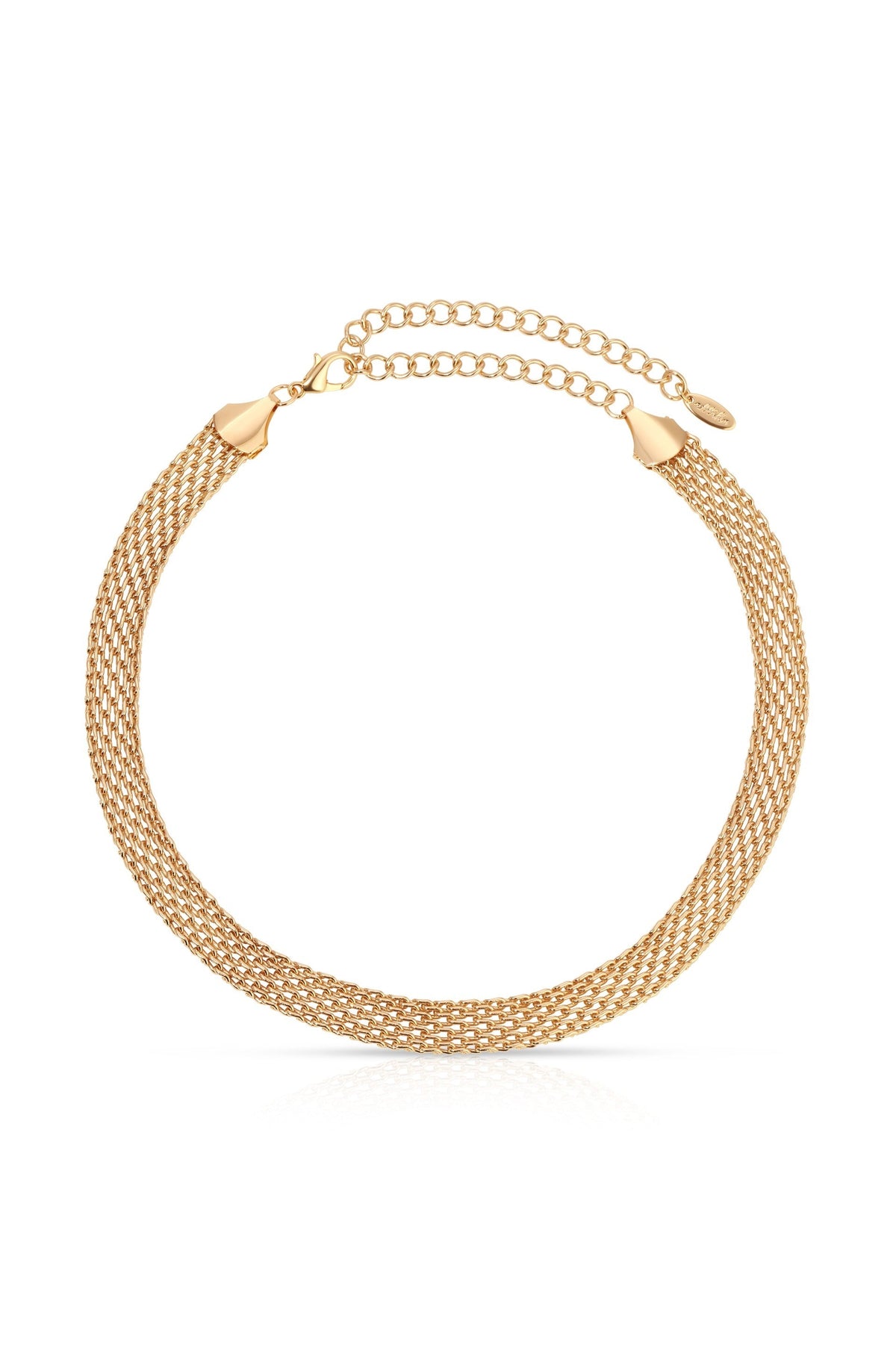 Mesh Link Necklace - 18k Gold Plated | Ettika