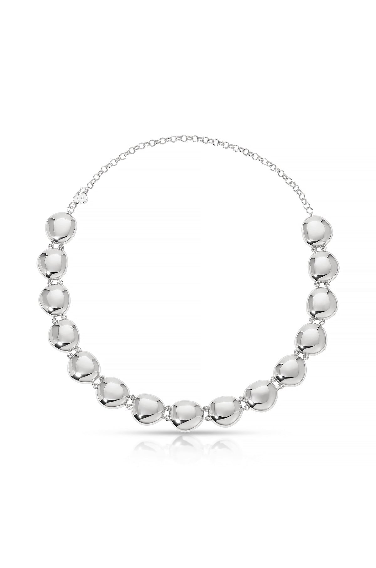 Polished Pebble Choker Necklace - 18k Gold Plated | Ettika