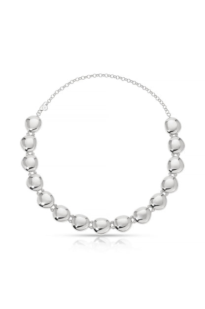 Polished Pebble Choker Necklace - 18k Gold Plated | Ettika