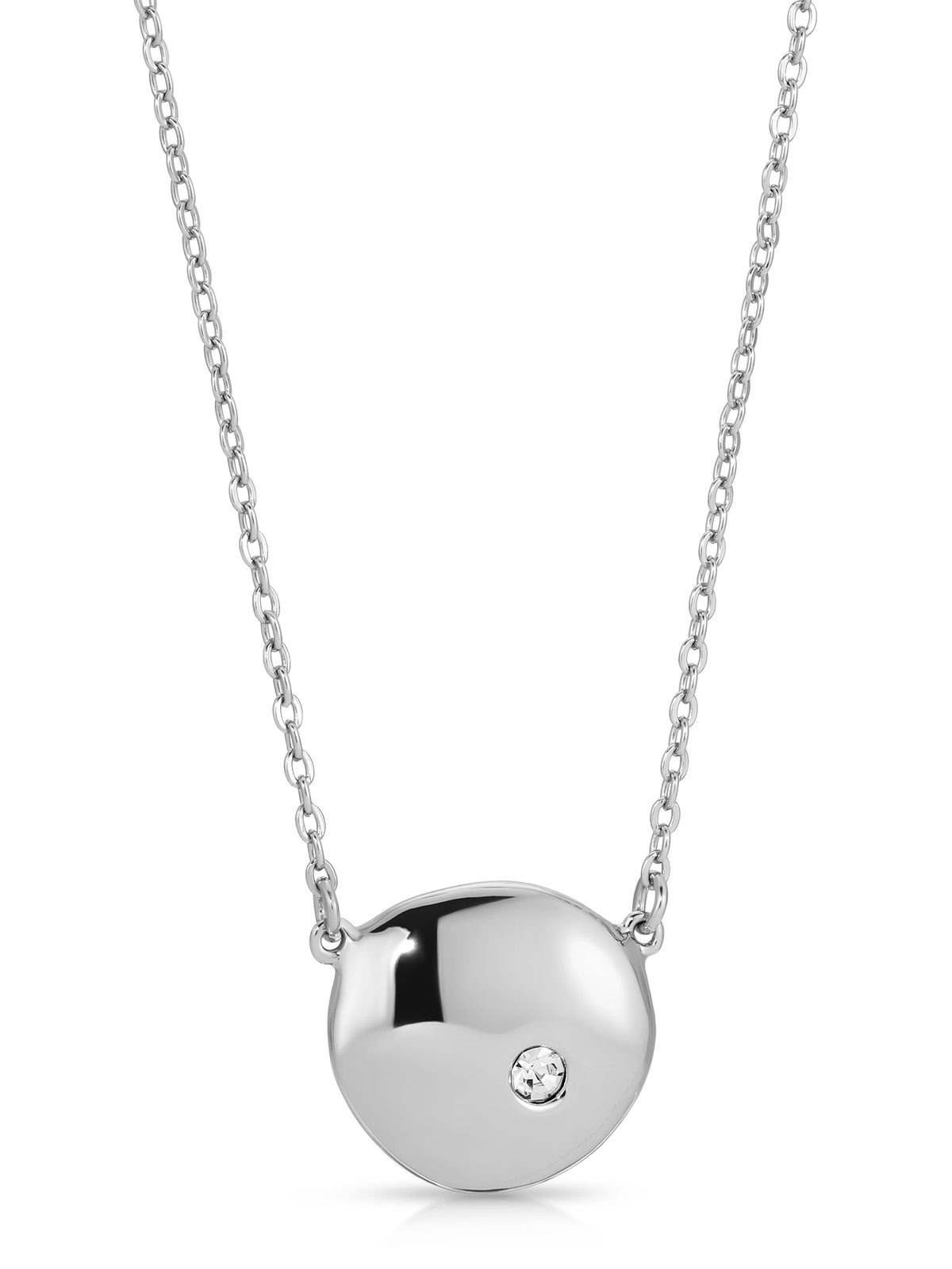 Polished Pebble Pendant Necklace - 18k Gold Plated | Ettika