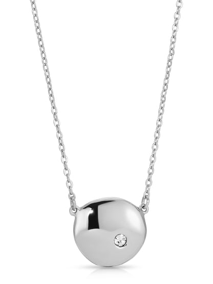 Polished Pebble Pendant Necklace - 18k Gold Plated | Ettika