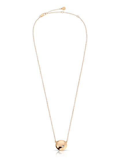 Polished Pebble Pendant Necklace - 18k Gold Plated | Ettika