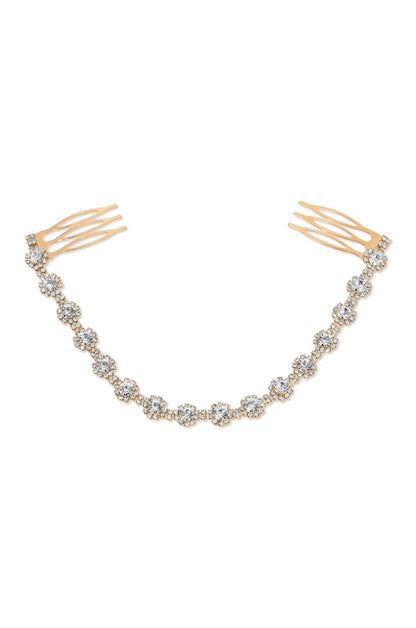 Grecian Goddess Draping Hair Comb - Gold Tone | Ettika