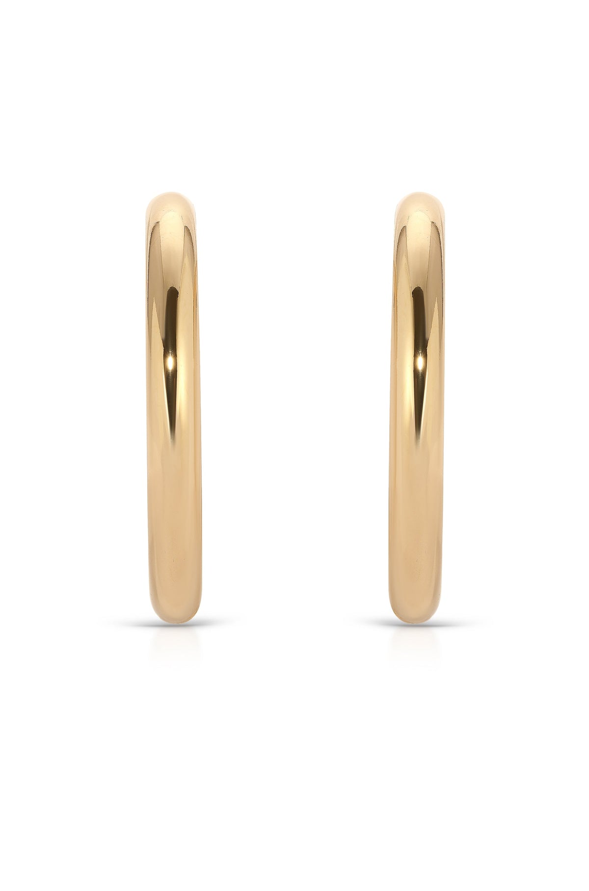 Large Thick Classic Hoops - 18k Gold Plated | Ettika