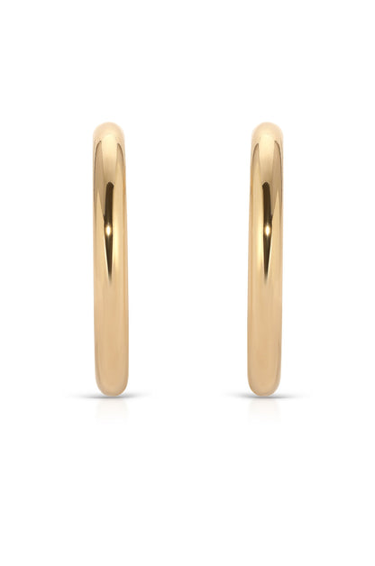 Large Thick Classic Hoops - 18k Gold Plated | Ettika