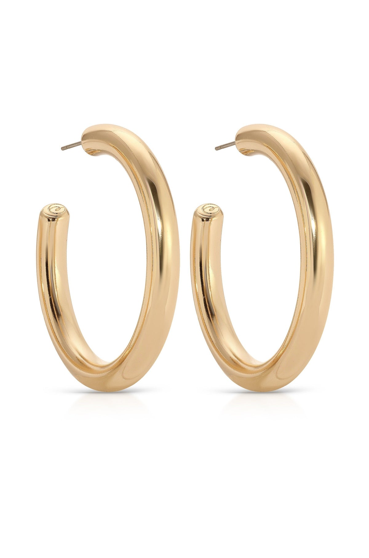 Large Thick Classic Hoops - 18k Gold Plated | Ettika