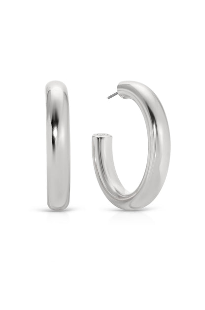 Medium Thick Classic Hoops - 18k Gold Plated | Ettika