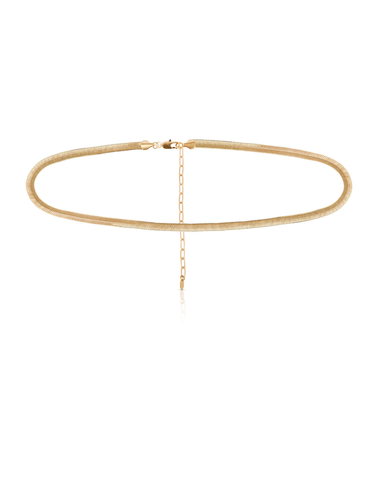 Gold Herringbone Waist Chain - Gold Tone | Ettika