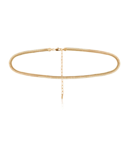 Gold Herringbone Waist Chain - Gold Tone | Ettika