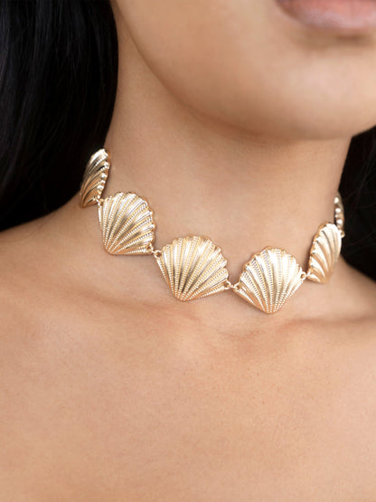 Shell Dual-Wear Waist and Necklace Chain - Gold Tone | Ettika