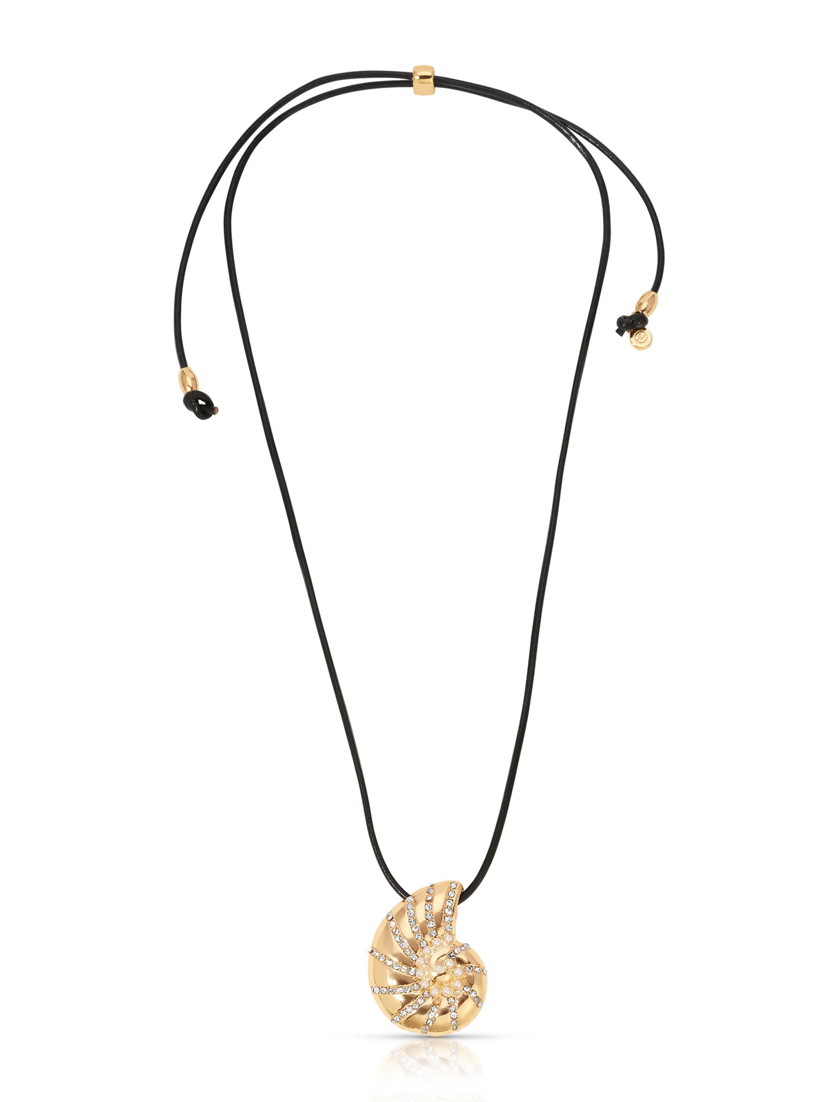 Nautilus Shell Cord Necklace - 18k Gold Plated | Ettika