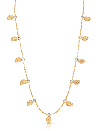 Nautilus Shell Charm Necklace - 18k Gold Plated | Ettika