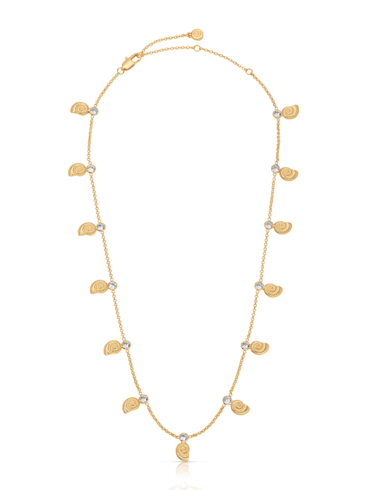 Nautilus Shell Charm Necklace - 18k Gold Plated | Ettika