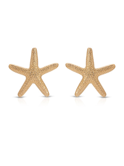 Statement Starfish Stud Earrings - 18k Gold Plated | Ettika