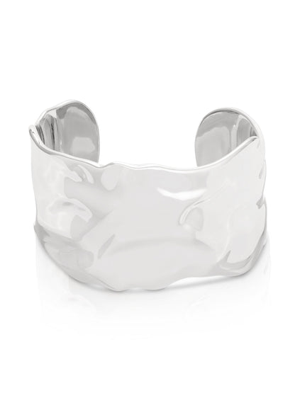 Thick Sculpted Cuff - 18k Gold Plated | Ettika
