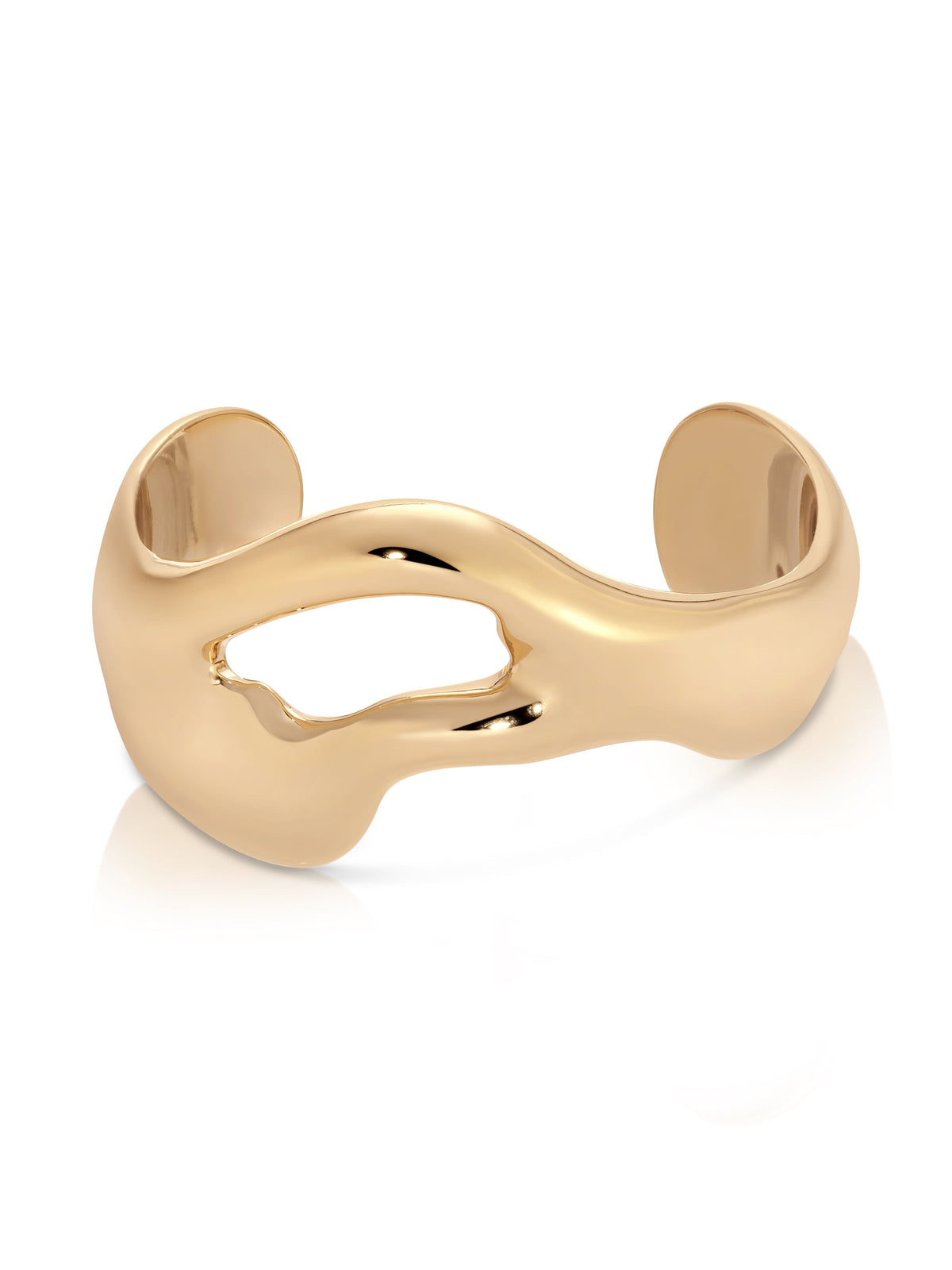 Open Abstract Cuff - 18k Gold Plated | Ettika