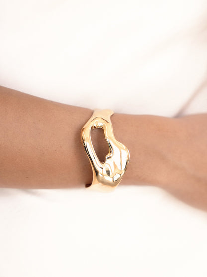Open Abstract Cuff - 18k Gold Plated | Ettika