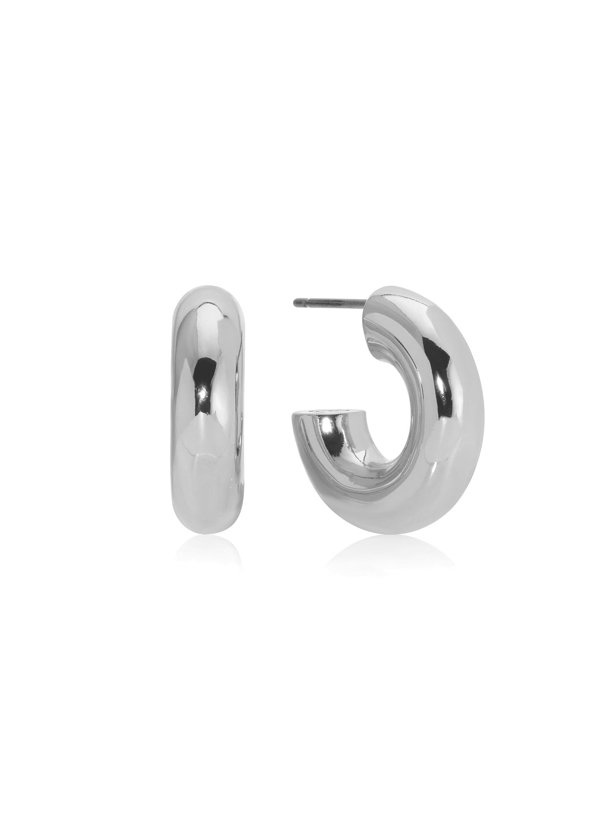 Mini Thick Classic Hoops - 18k Gold Plated | Ettika