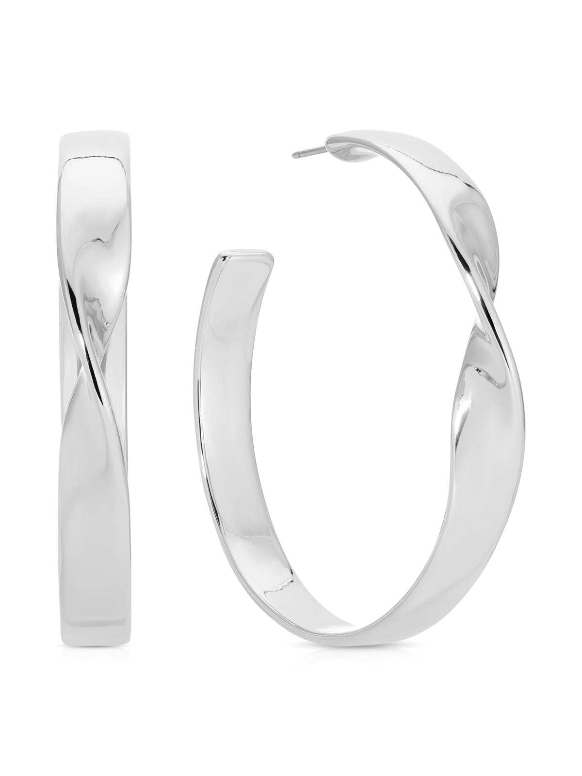 Heirloom Twist Large Hoops - 18k Gold Plated | Ettika