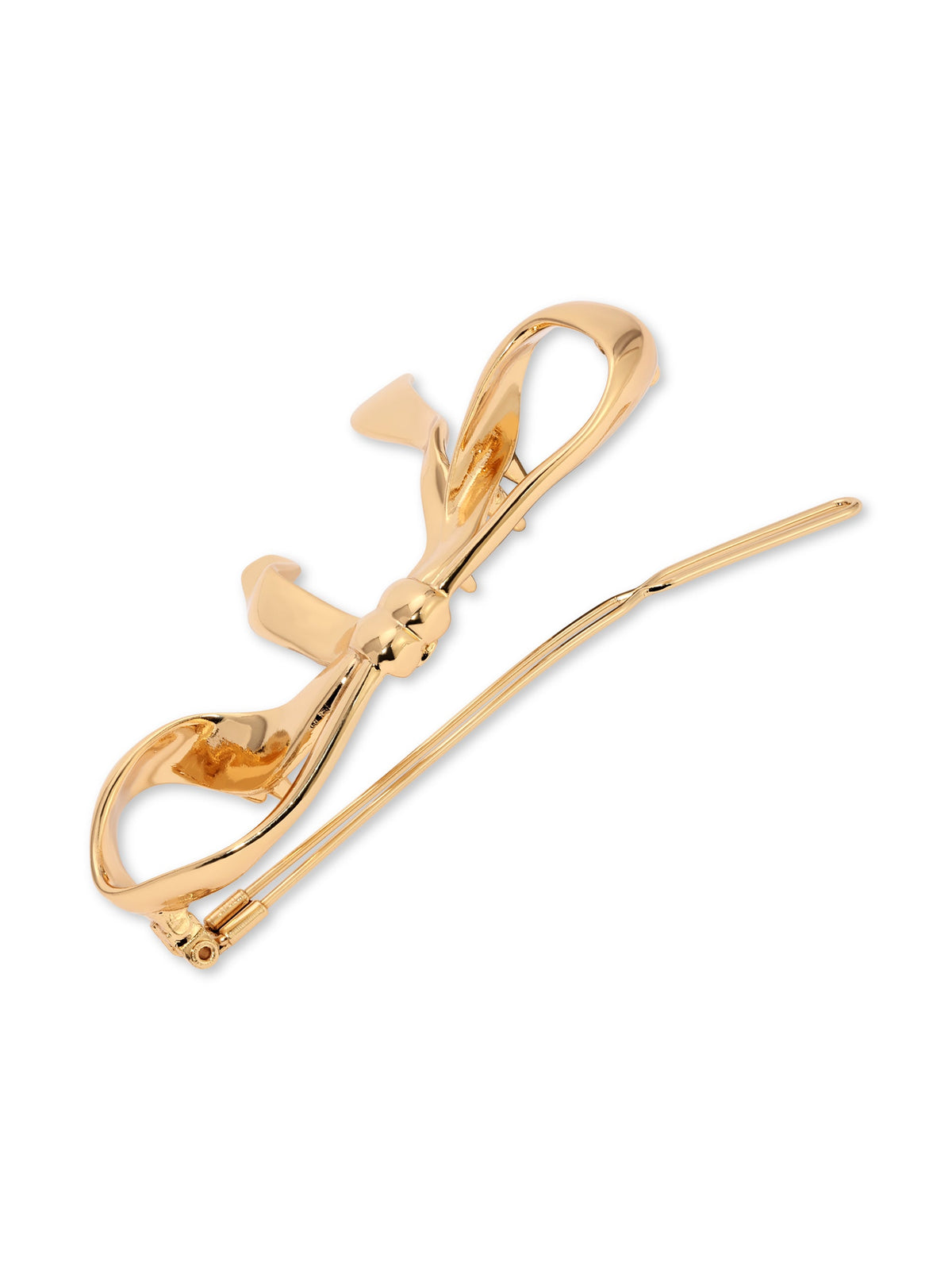 Bow Organica Barrette - Gold Tone | Ettika