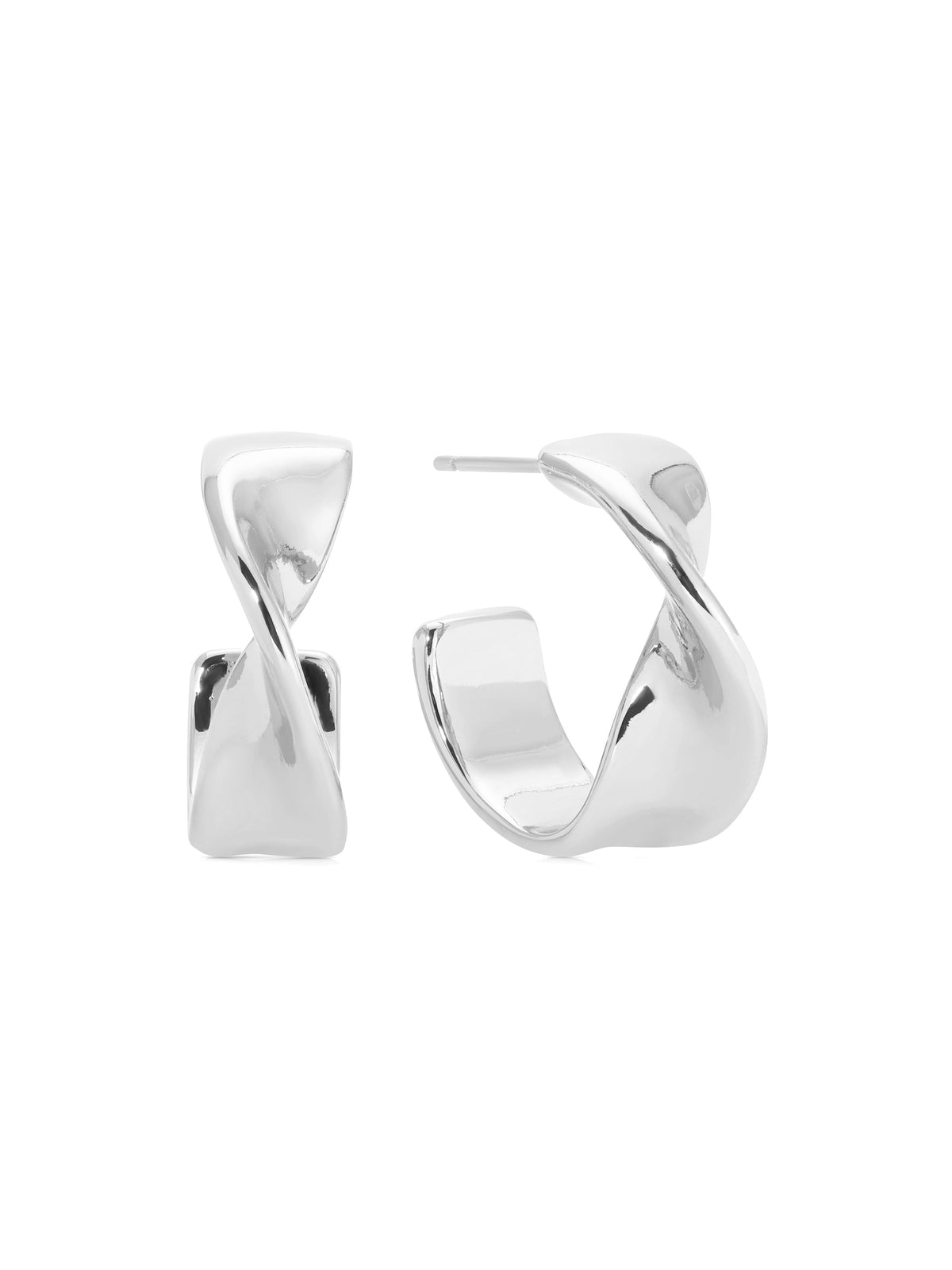 Heirloom Twist Small Hoops - 18k Gold Plated | Ettika
