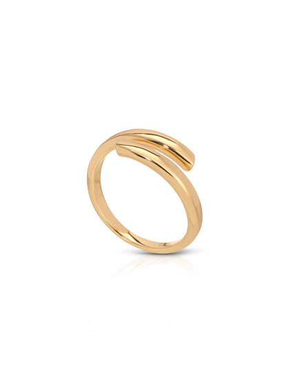 Wrap Around Ring - 18k Gold Plated | Ettika