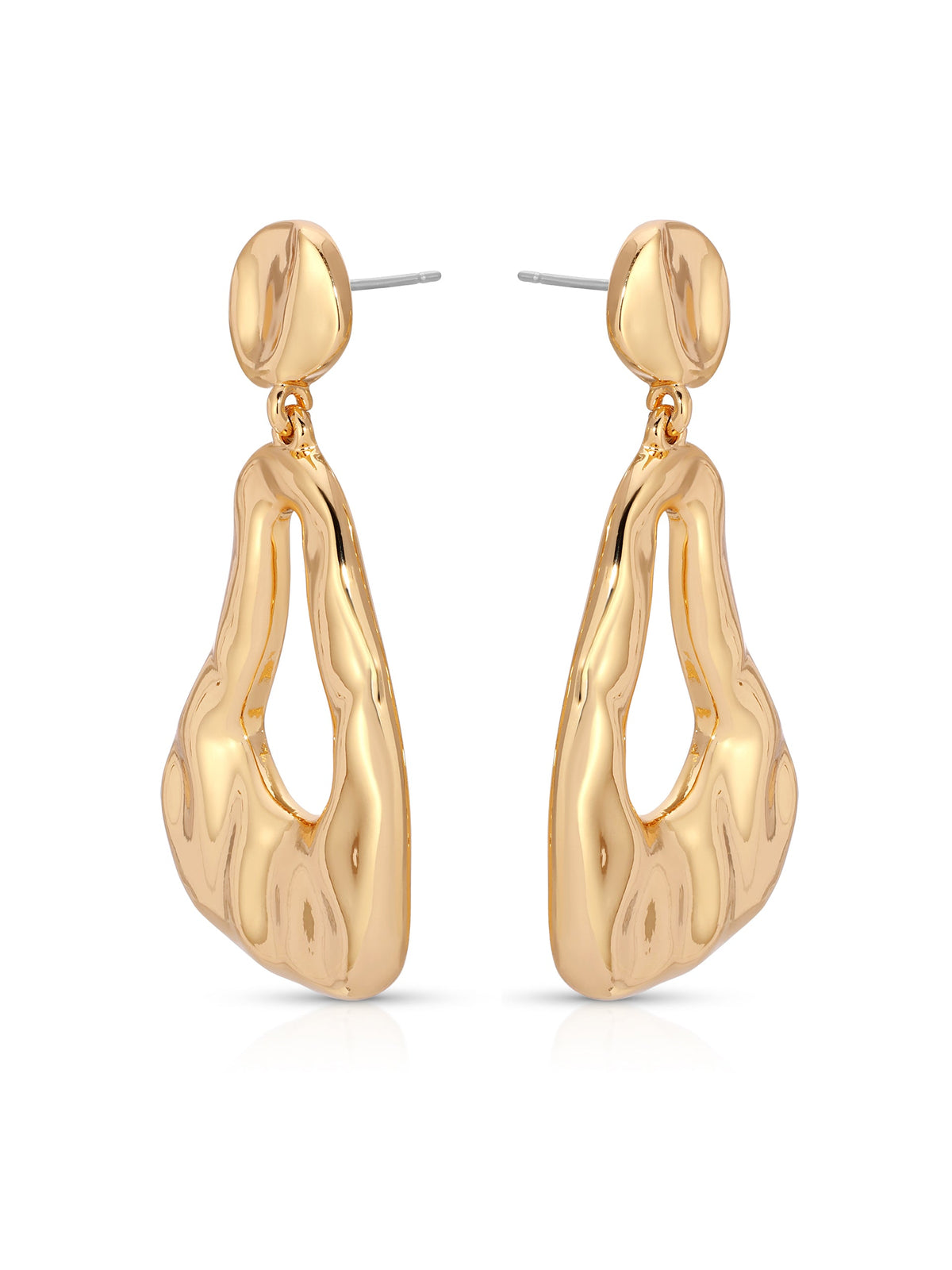 Molten Drop Earrings - 18k Gold Plated | Ettika
