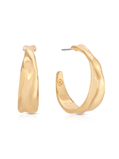 Liquid Luxe Hoops - 18k Gold Plated | Ettika