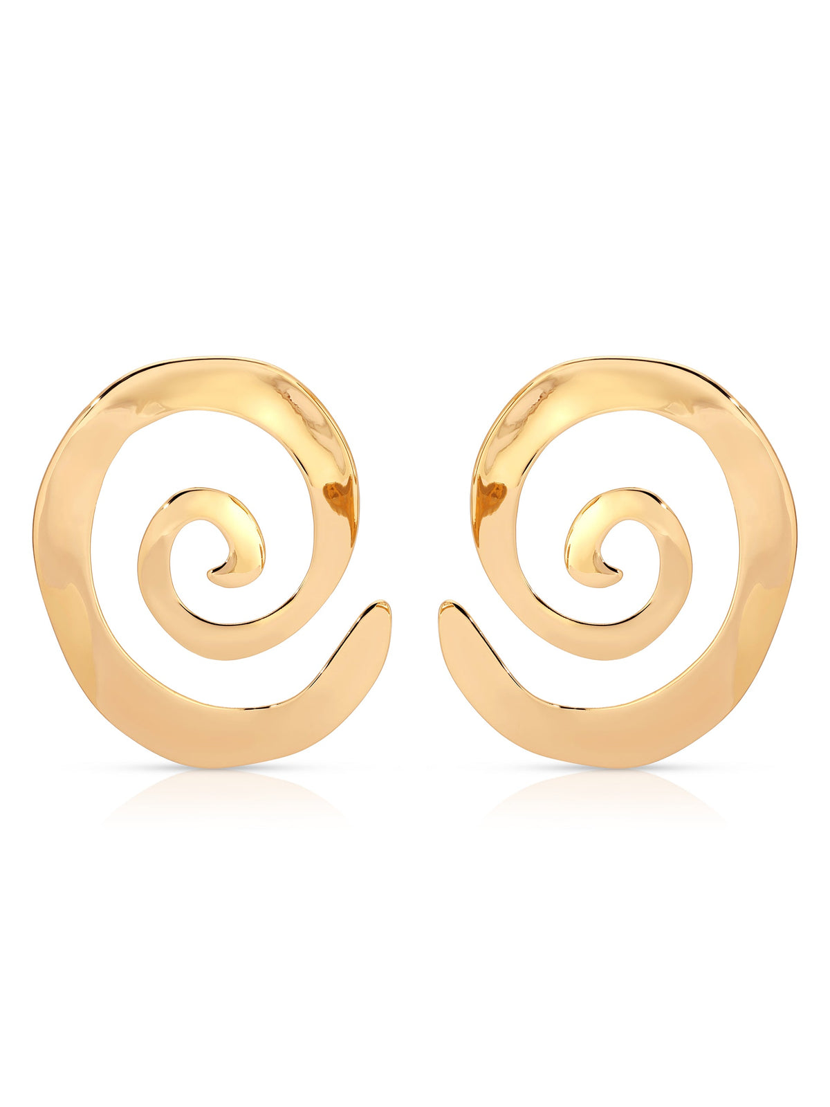 Aura Swirl Earrings - 18k Gold Plated | Ettika
