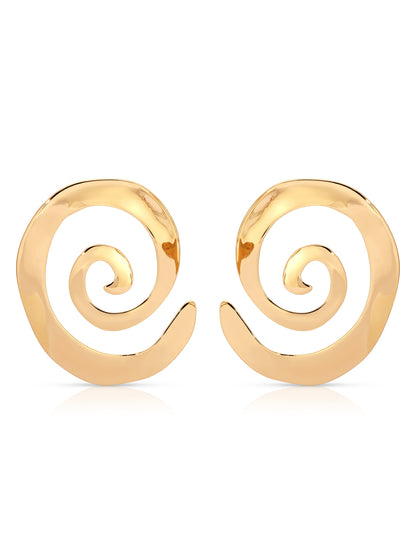 Aura Swirl Earrings - 18k Gold Plated | Ettika