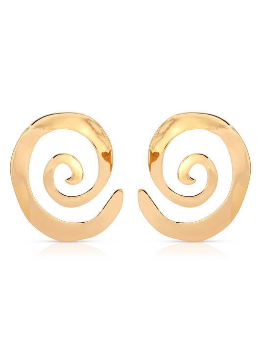 Aura Swirl Earrings - 18k Gold Plated | Ettika