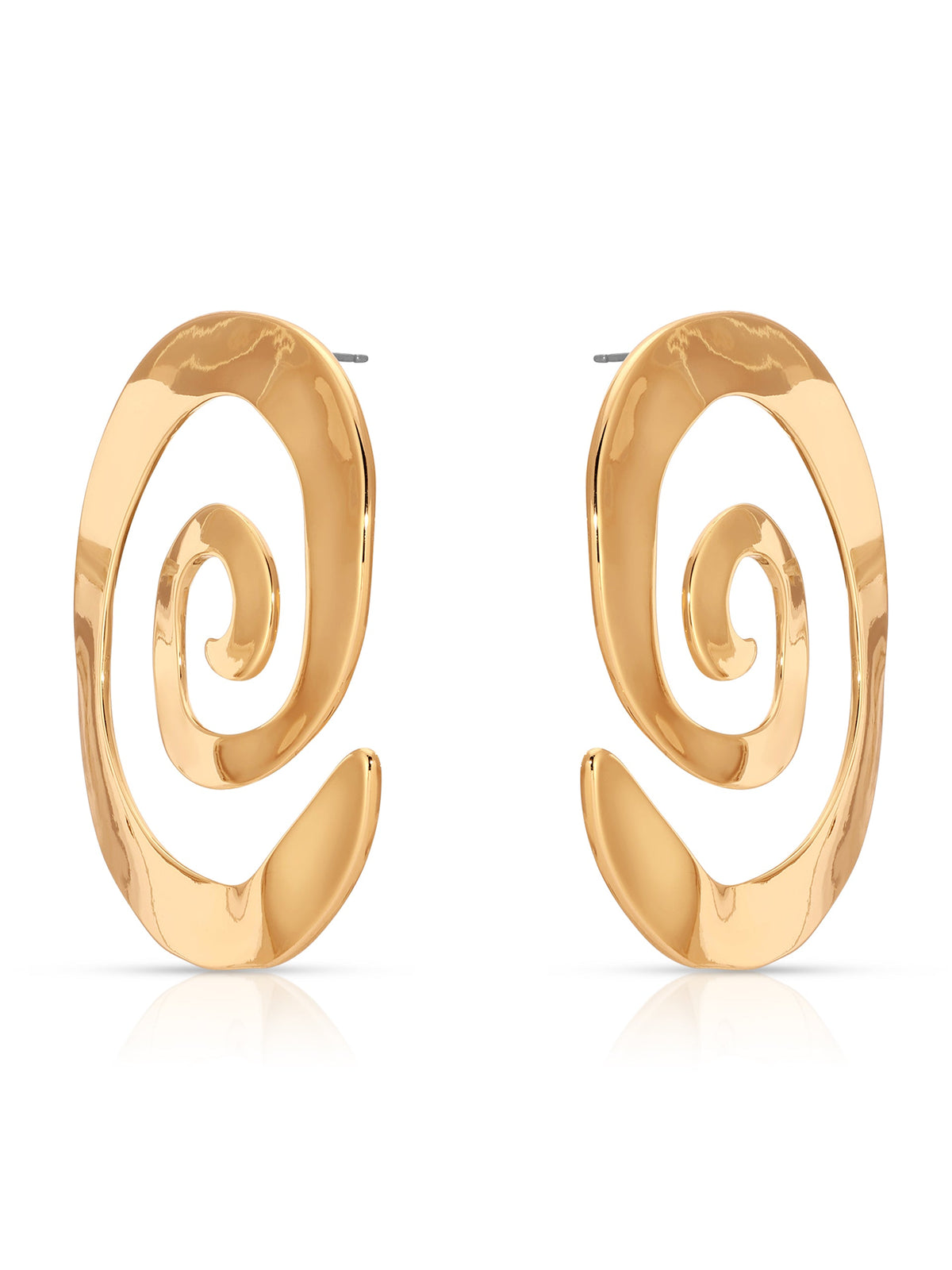 Aura Swirl Earrings - 18k Gold Plated | Ettika