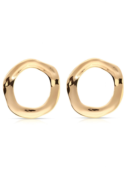 Open Circle Earrings - 18k Gold Plated | Ettika
