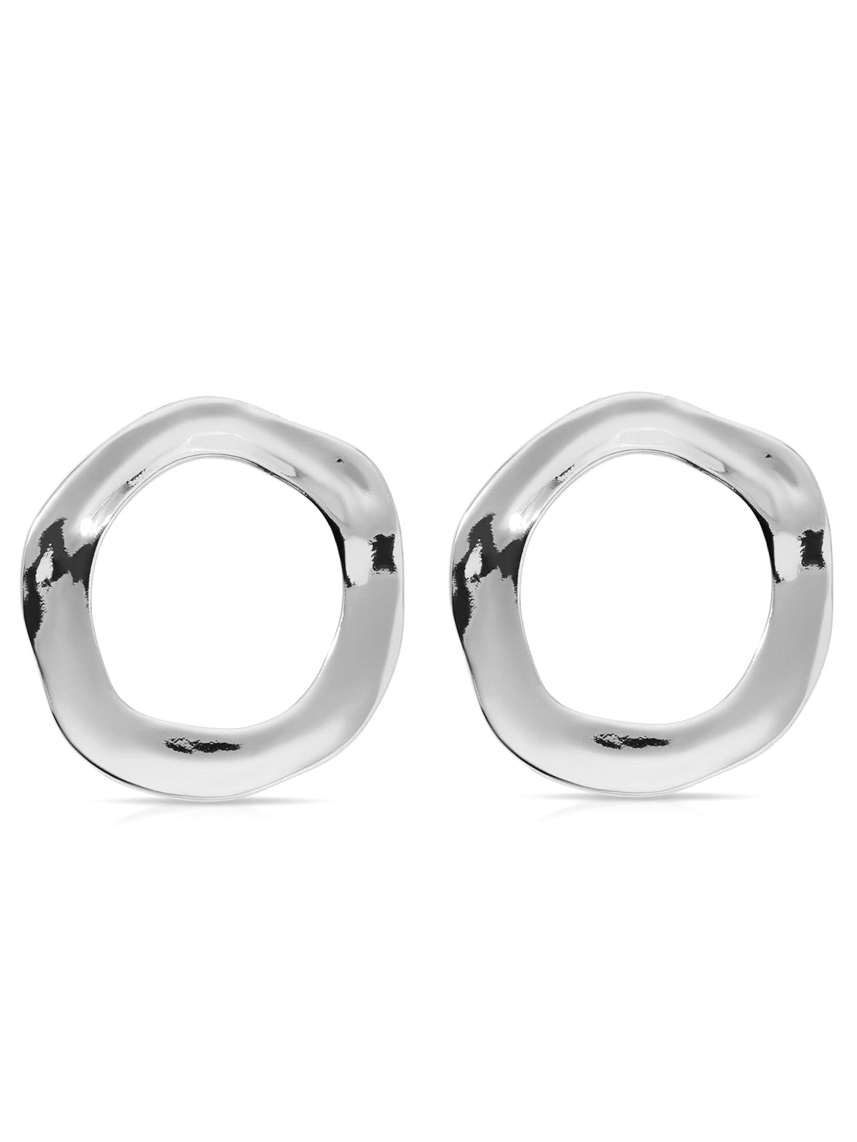 Open Circle Earrings - 18k Gold Plated | Ettika