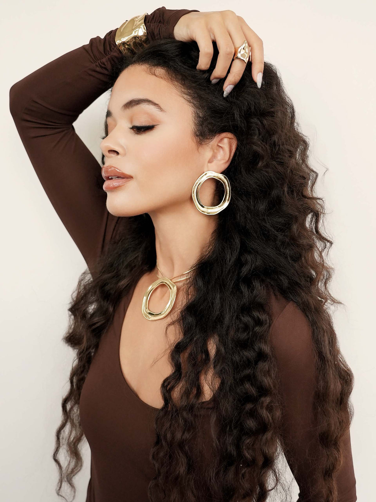 Open Circle Earrings - 18k Gold Plated | Ettika