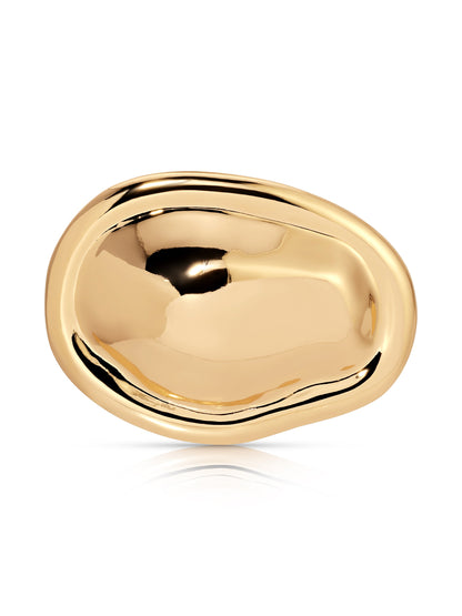 Oval Luxe Barrette - Silver Plated | Ettika