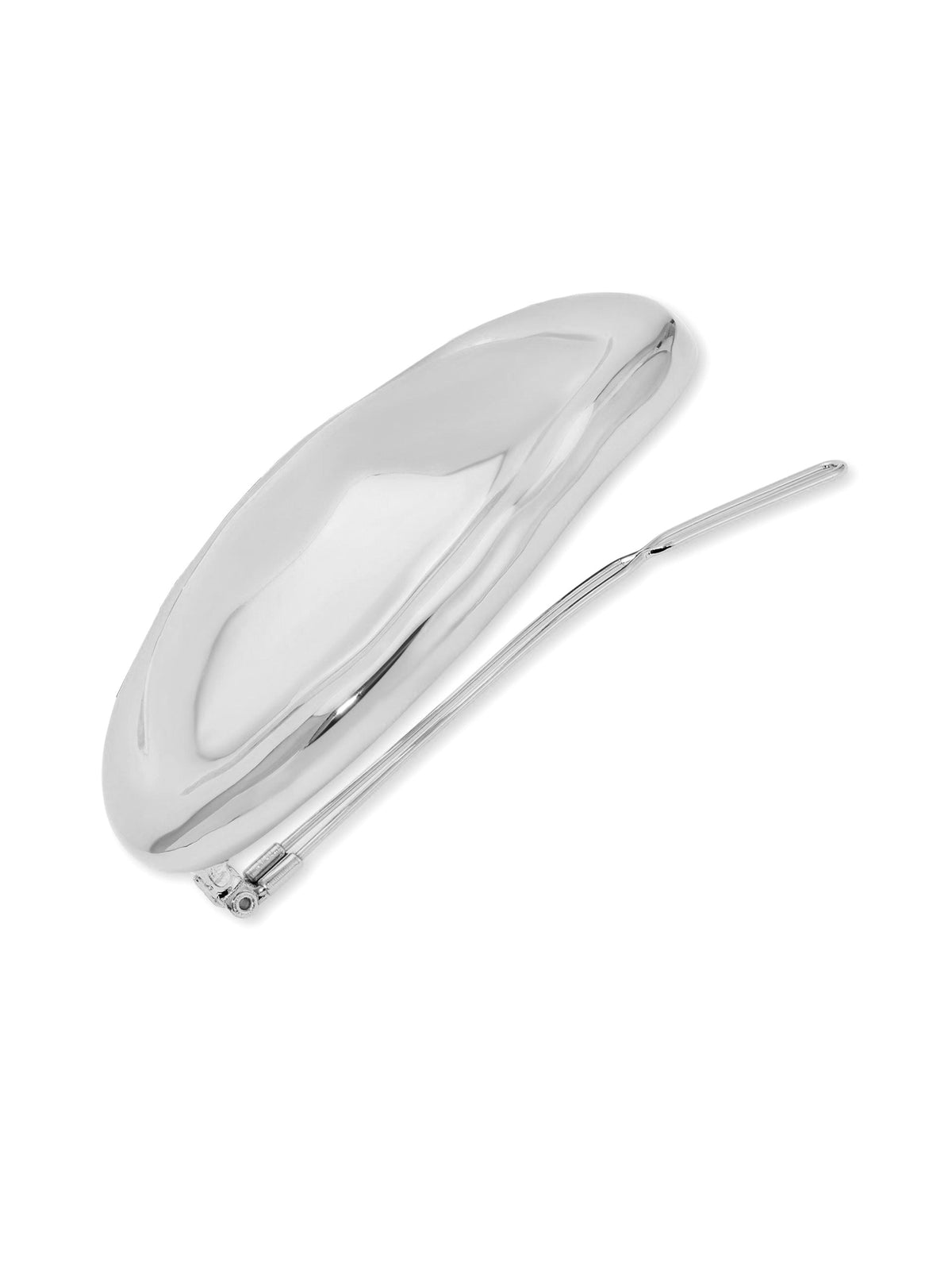 Oval Luxe Barrette - Silver Plated | Ettika