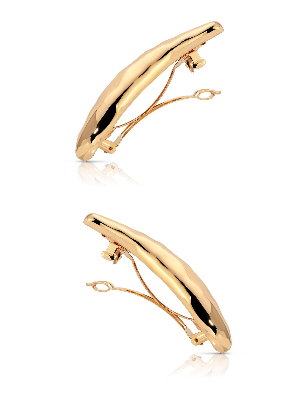 Liquid Luxe Barrette Set - Gold Tone | Ettika