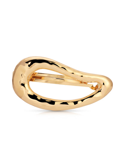 Liquid Wave Barrette - Gold Tone | Ettika