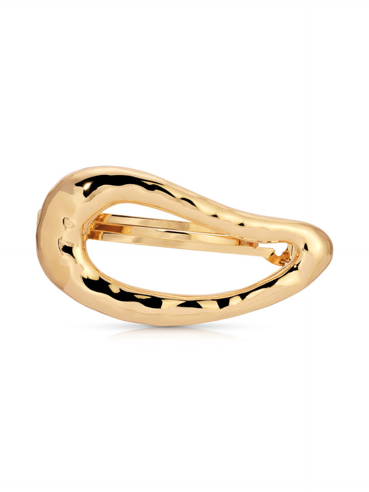 Liquid Wave Barrette - Gold Tone | Ettika