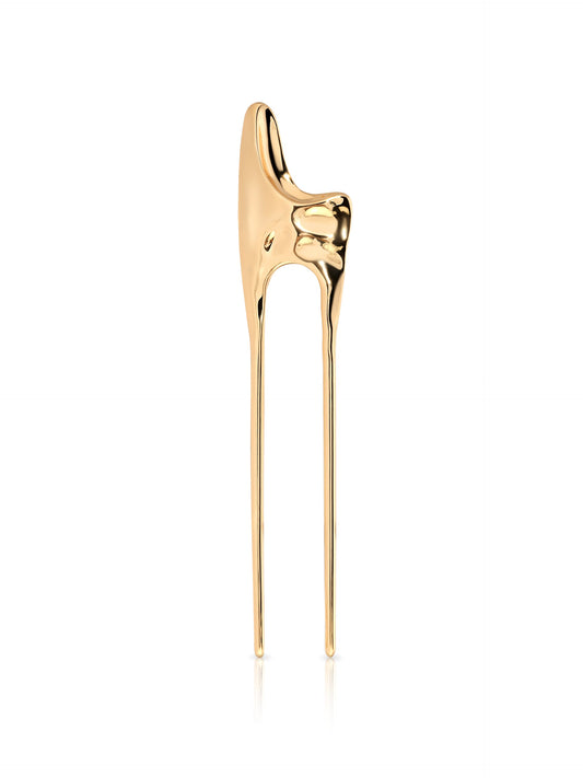 Liquid Luxe Hair Pin - Gold Tone | Ettika