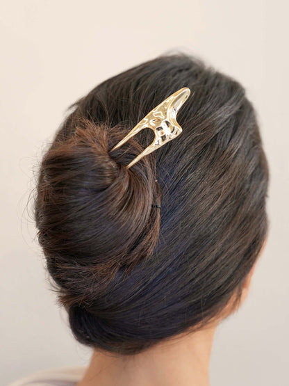 Liquid Luxe Hair Pin - Gold Tone | Ettika
