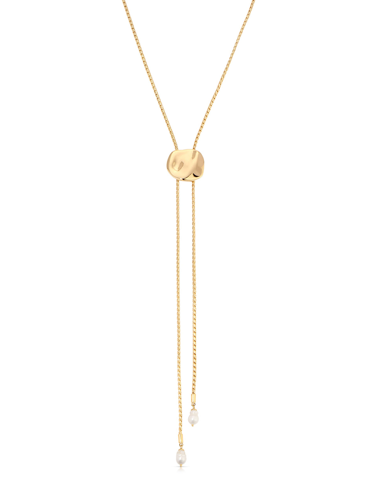 Liquid Luxe Bolo Necklace - 18k Gold Plated | Ettika
