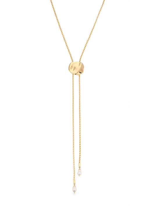 Liquid Luxe Bolo Necklace - 18k Gold Plated | Ettika