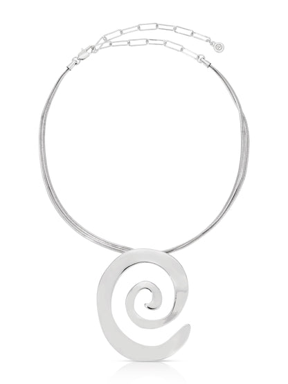 Aura Swirl Necklace - 18k Gold Plated | Ettika
