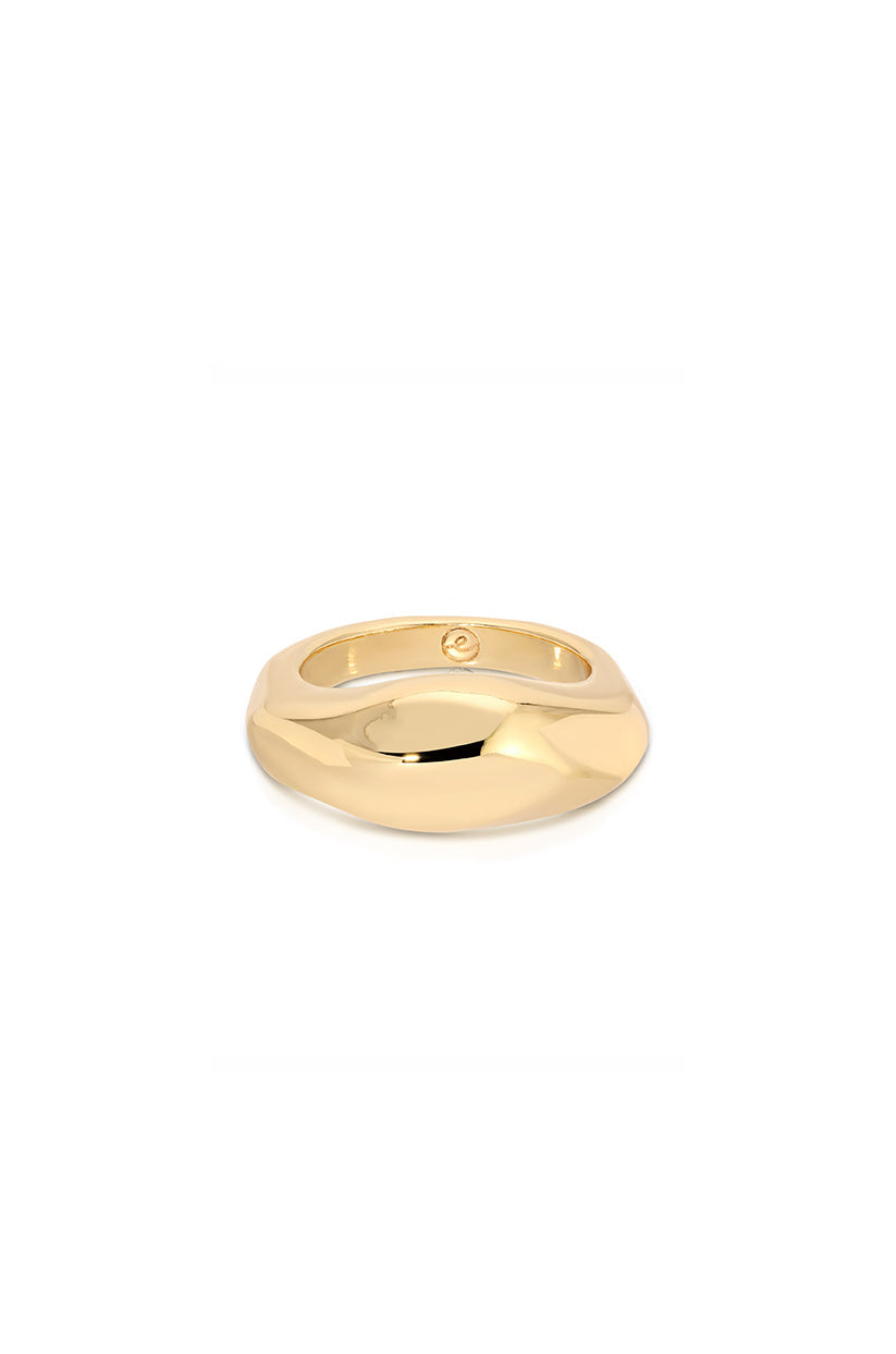Modern Flow Ring - 18k Gold Plated | Ettika