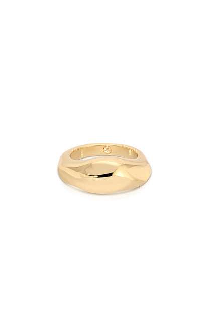 Modern Flow Ring - 18k Gold Plated | Ettika