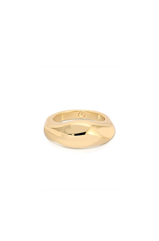 Modern Flow Ring - 18k Gold Plated | Ettika