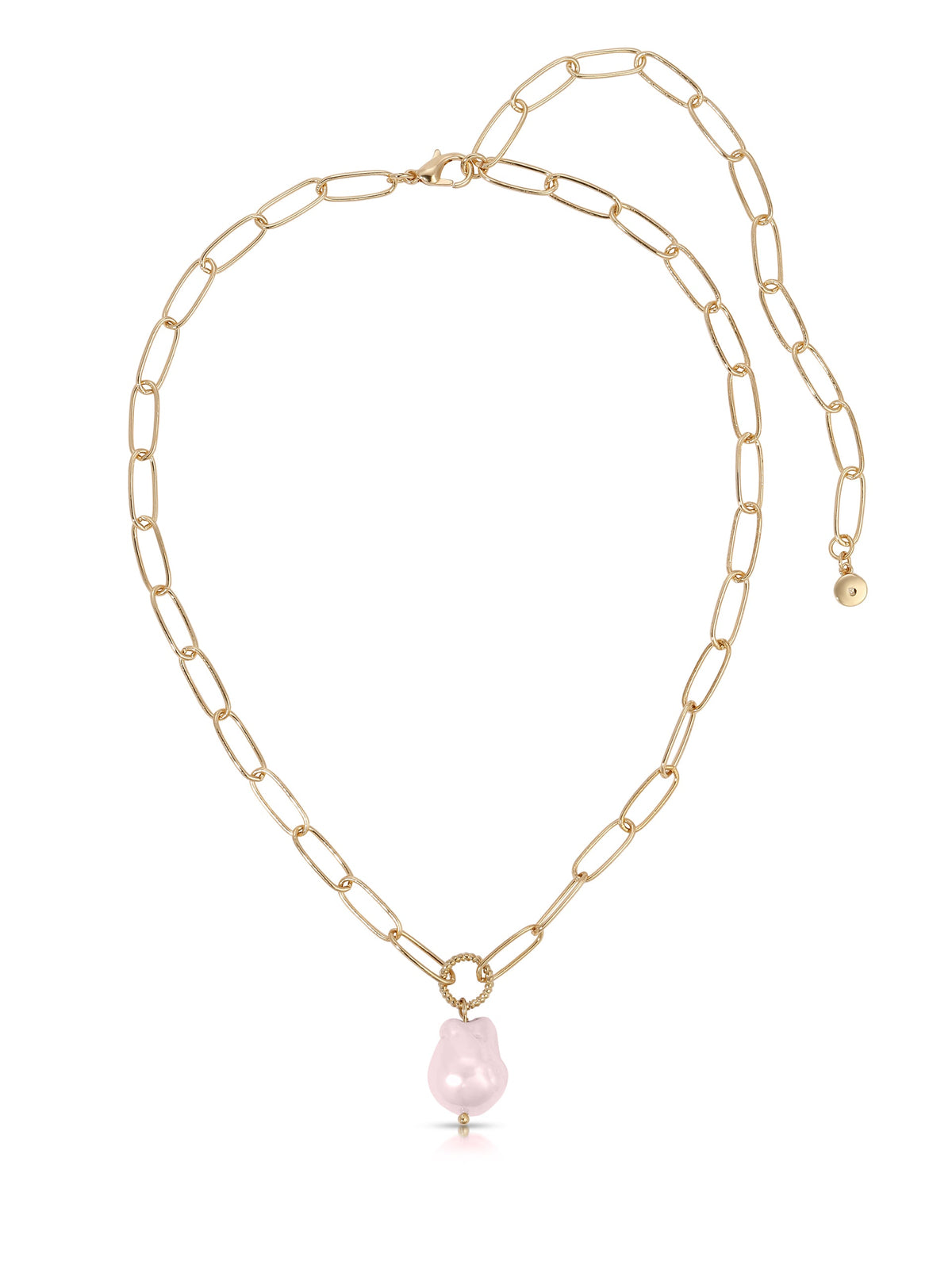 Single Pearl Chain Necklace - Pearl with Silver Plating | Ettika