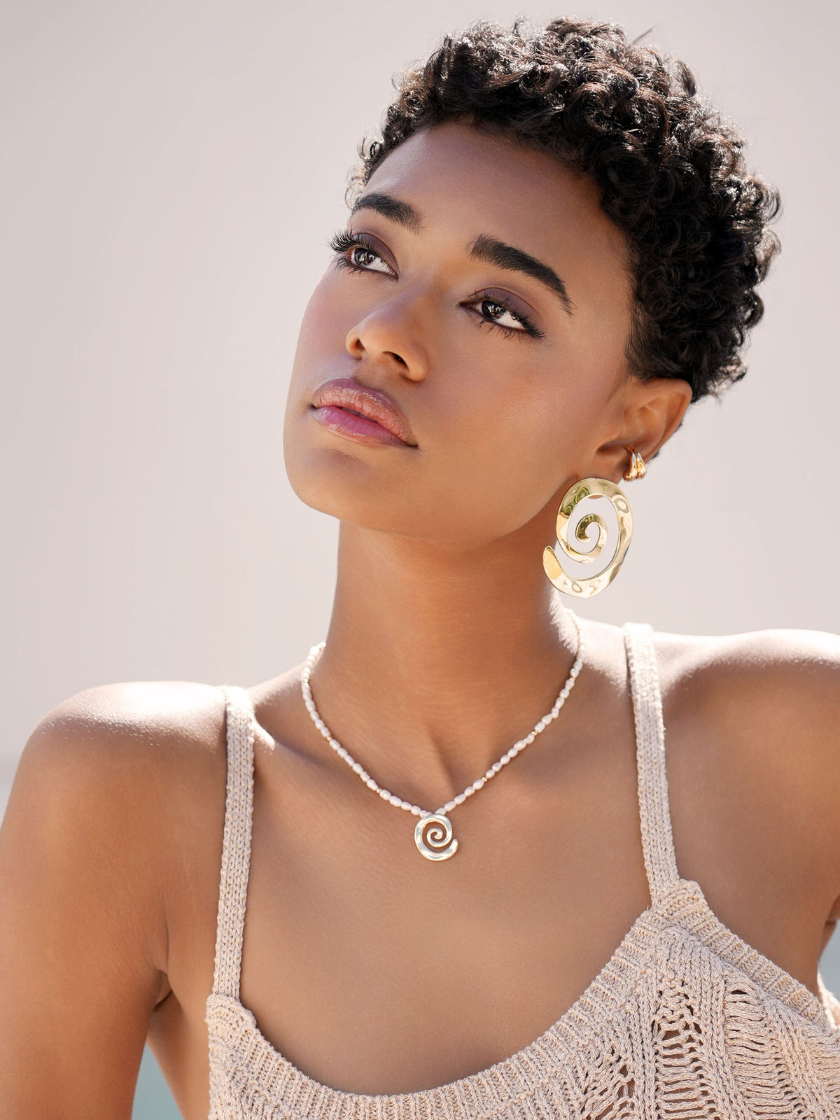 Aura Pearl Necklace - Pearl with 18k Gold Plating | Ettika